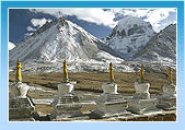 Mt. Kailash with chortens